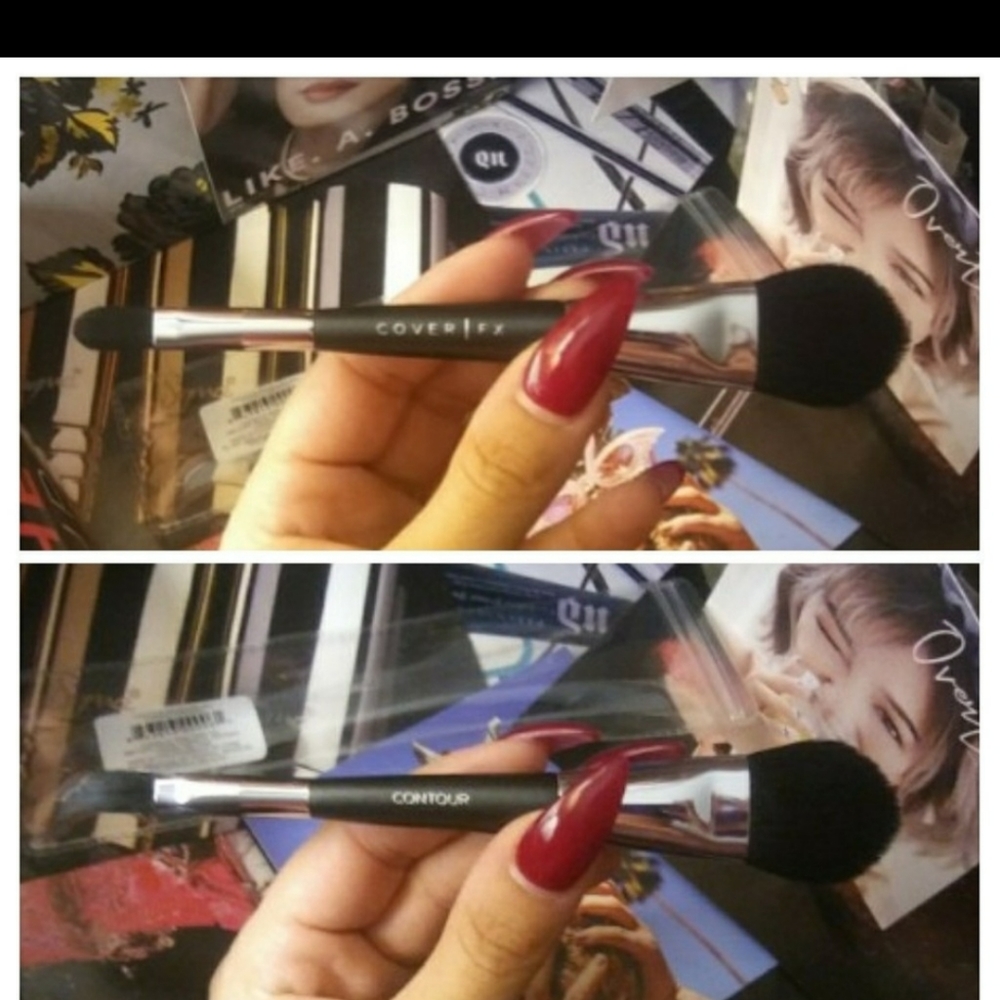 COVER FX DOUBLE ENDED CONTOUR MAKEUP BRUSH